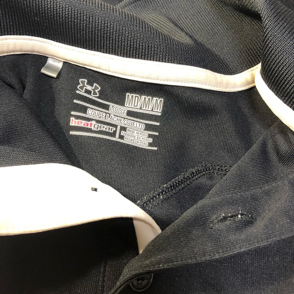Under Armour Loose Fit polo Mens Med heat gear - Picture 8 of 10